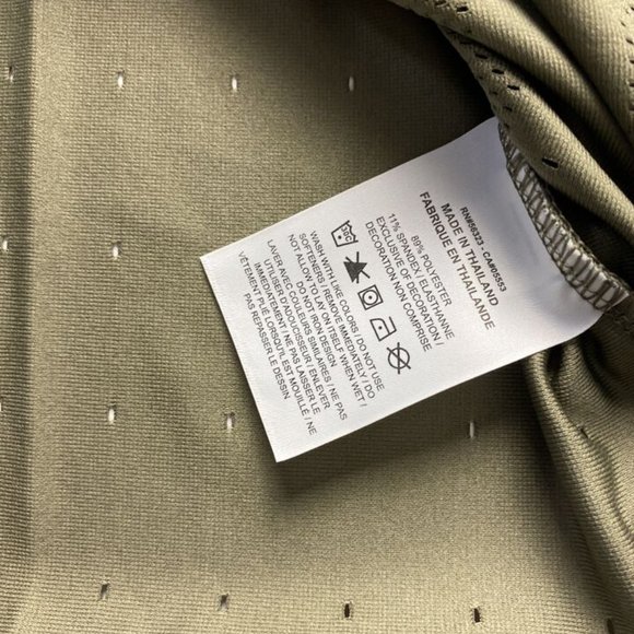 L Nike Dri-Fit Ace Golf Polo Shirt Olive Green CK5846-222 Women’s vent NWT $75 - Picture 7 of 9